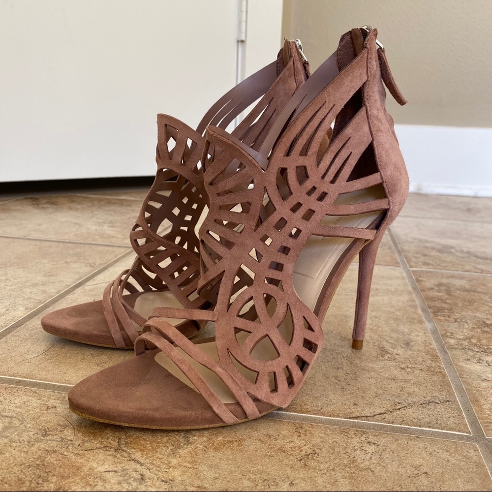ZARA blush heels